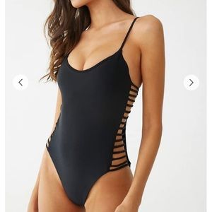 One Piece Women Swimsuit Pink